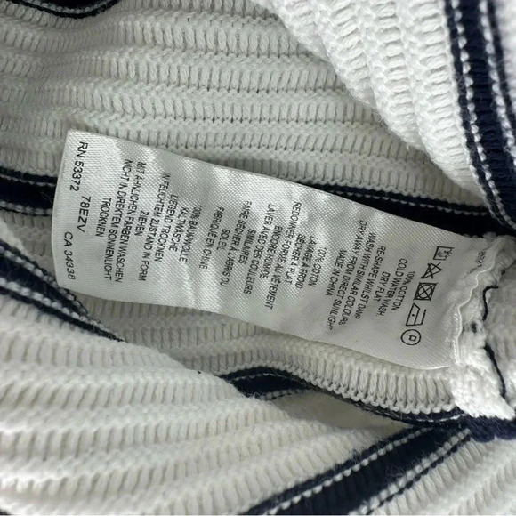 French Connection Ribbed cotton nautical sailor sweater - Picture 7 of 8